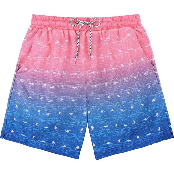 Swim Trunks Quick Dry Bathing Suit for Men with Compression Liner - Picture 4 of 5